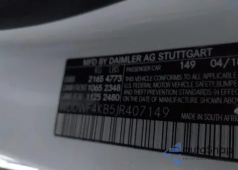 2018 Mercedes-Benz C 300 4Matic from USA, damaged, VIN WDDWF4KB5JR407149